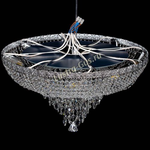 Люстра Токката Пирамида журавлик синяя в Кирове Гусь Хрустальный