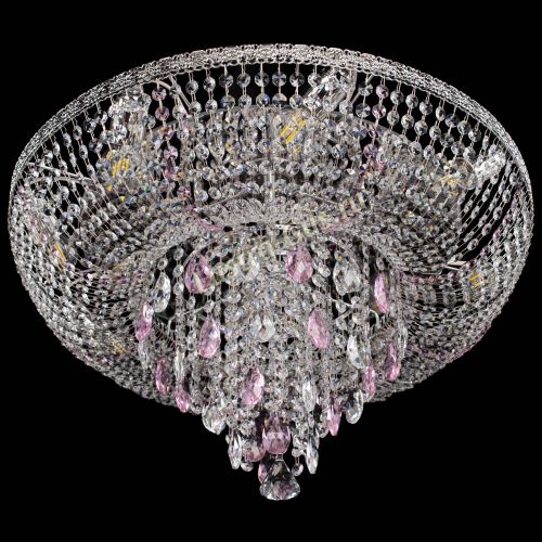 Люстра Токката Пирамида журавлик розовая в Кирове Гусь Хрустальный