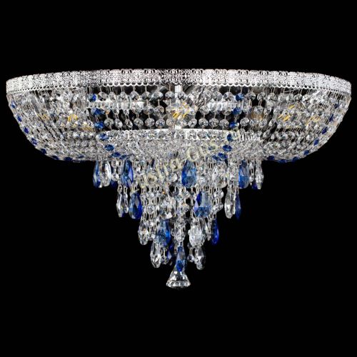 Люстра Токката Пирамида журавлик синяя в Кирове Гусь Хрустальный