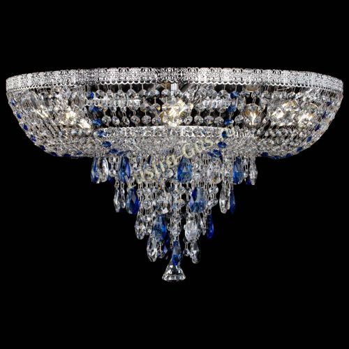 Люстра Токката Пирамида журавлик синяя в Кирове Гусь Хрустальный