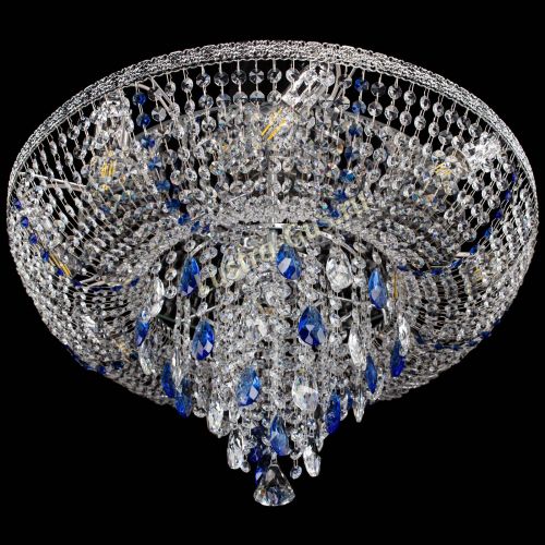 Люстра Токката Пирамида журавлик синяя в Кирове Гусь Хрустальный