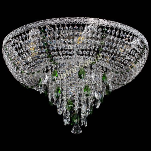 Люстра Токката Пирамида журавлик зеленая в Кирове Гусь Хрустальный