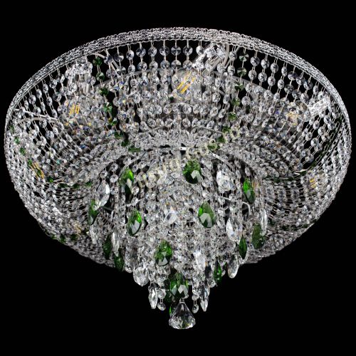 Люстра Токката Пирамида журавлик зеленая в Кирове Гусь Хрустальный