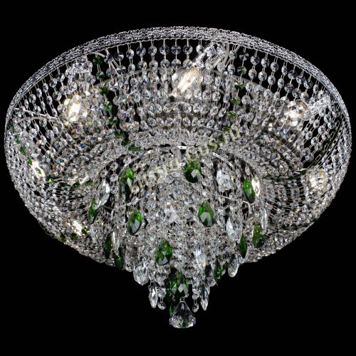 Люстра Токката Пирамида журавлик зеленая в Кирове Гусь Хрустальный