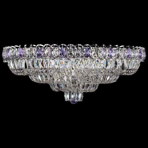 Люстра Тройное Кольцо пластинка фиолетовая в Кирове Гусь Хрустальный