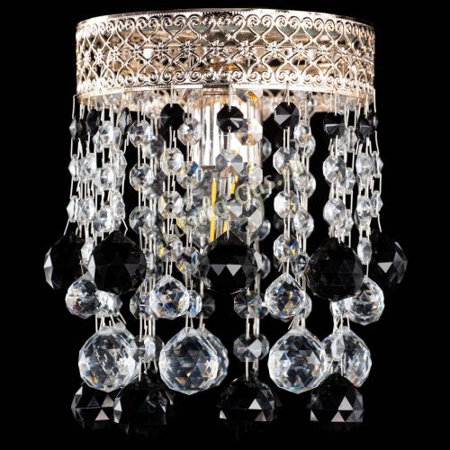 Люстра Венеция №1 шар черная в Кирове Гусь Хрустальный