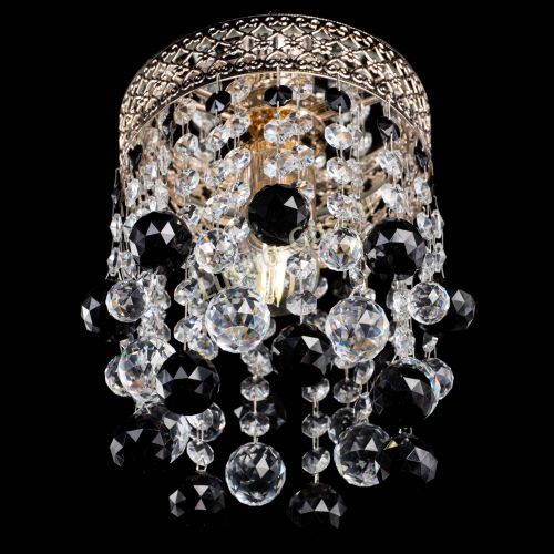 Люстра Венеция №1 шар черная в Кирове Гусь Хрустальный