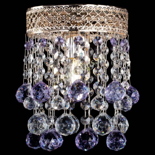 Люстра Венеция №1 шар фиолетовая в Кирове Гусь Хрустальный