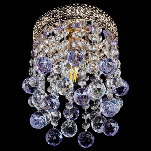 Люстра Венеция №1 шар фиолетовая в Кирове Гусь Хрустальный