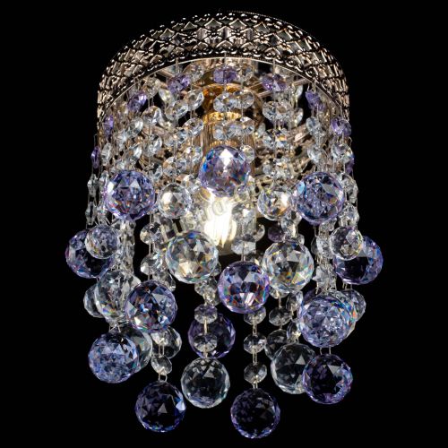 Люстра Венеция №1 шар фиолетовая в Кирове Гусь Хрустальный