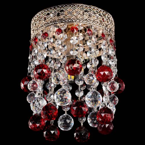 Люстра Венеция №1 шар красная в Кирове Гусь Хрустальный