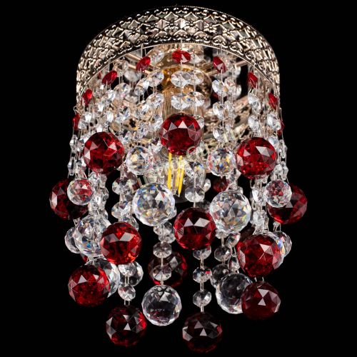 Люстра Венеция №1 шар красная в Кирове Гусь Хрустальный