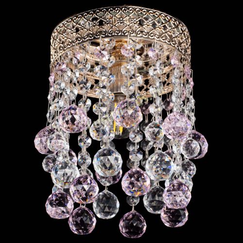 Люстра Венеция №1 шар розовая в Кирове Гусь Хрустальный