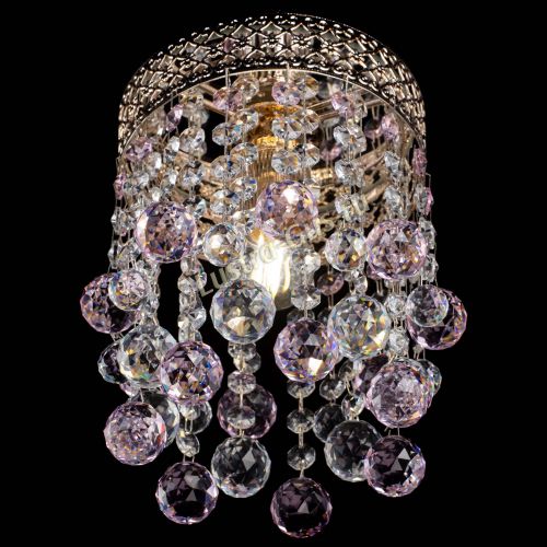Люстра Венеция №1 шар розовая в Кирове Гусь Хрустальный