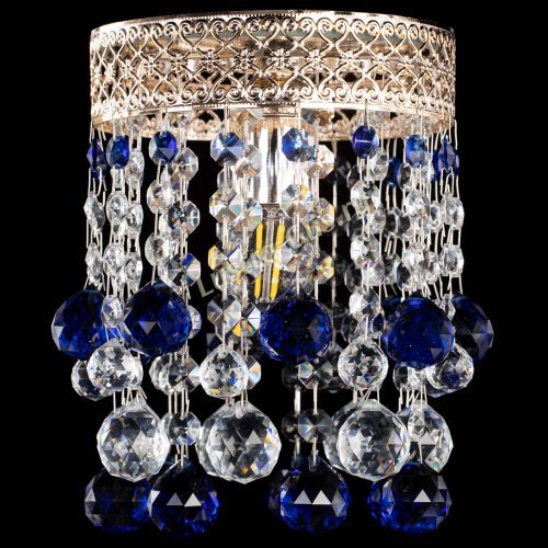 Люстра Венеция №1 шар синяя в Кирове Гусь Хрустальный
