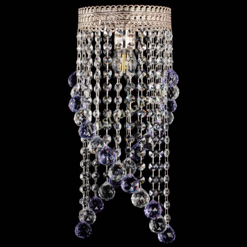 Люстра Венеция №1 Сигма фиолетовая в Кирове Гусь Хрустальный