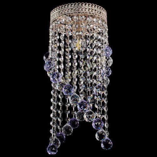 Люстра Венеция №1 Сигма фиолетовая в Кирове Гусь Хрустальный