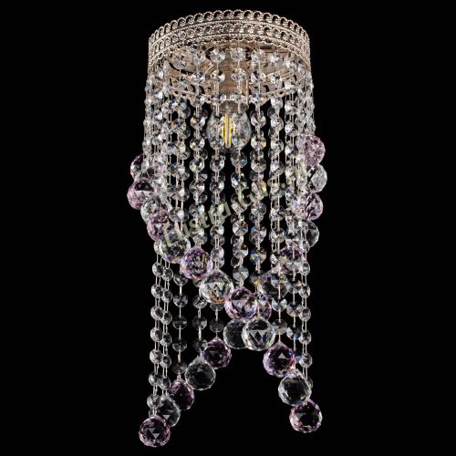 Люстра Венеция №1 Сигма розовая в Кирове Гусь Хрустальный