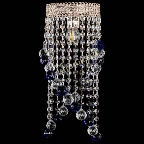 Люстра Венеция №1 Сигма синяя в Кирове Гусь Хрустальный