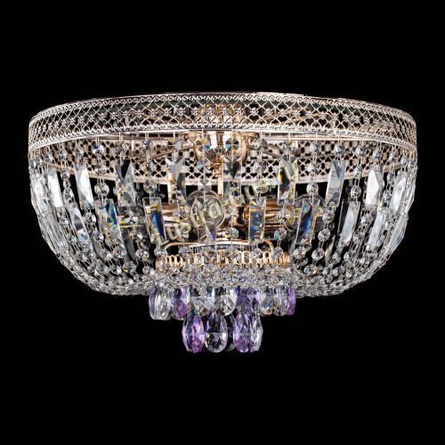 Люстра Венеция Астра фиолетовая №5 в Кирове Гусь Хрустальный