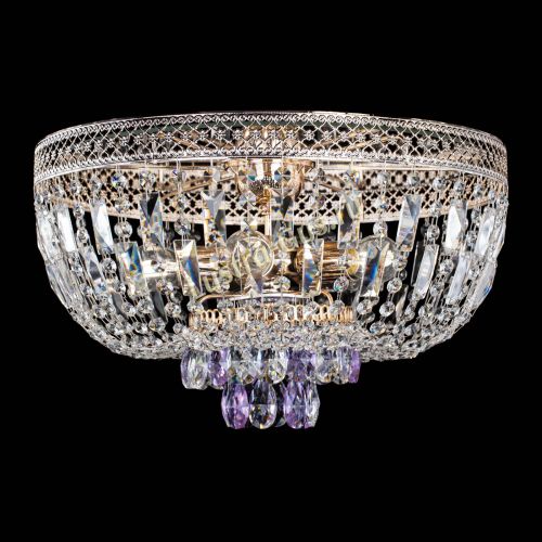 Люстра Венеция Астра фиолетовая №5 в Кирове Гусь Хрустальный