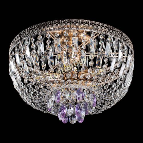 Люстра Венеция Астра фиолетовая №5 в Кирове Гусь Хрустальный