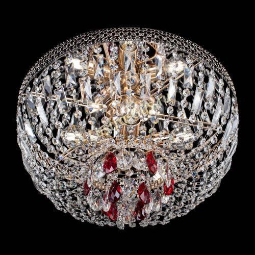Люстра Венеция Астра красная №5 в Кирове Гусь Хрустальный