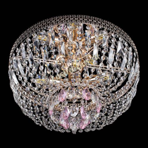 Люстра Венеция Астра розовая №5 в Кирове Гусь Хрустальный