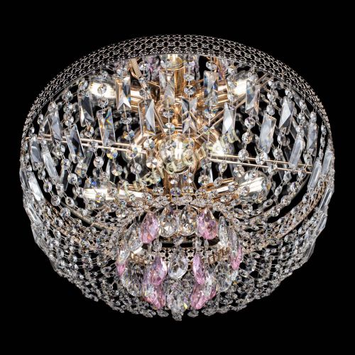 Люстра Венеция Астра розовая №5 в Кирове Гусь Хрустальный