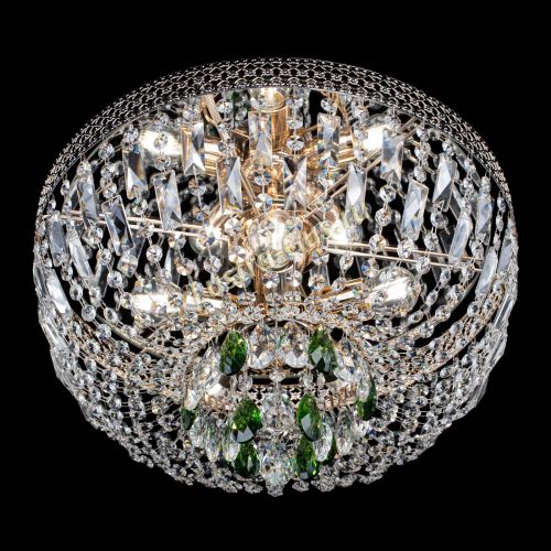Люстра Венеция Астра зеленая №5 в Кирове Гусь Хрустальный