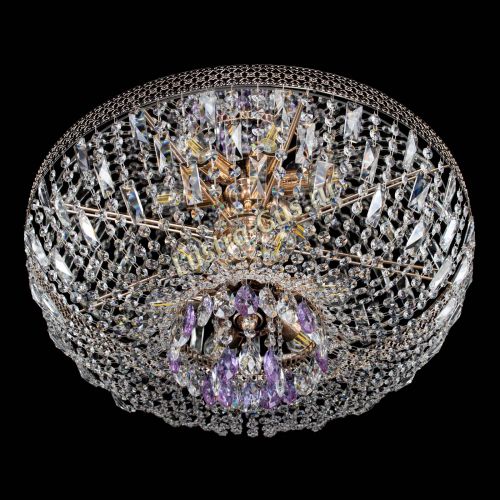 Люстра Венеция Астра №6 фиолетовая в Кирове Гусь Хрустальный