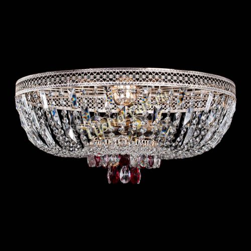 Люстра Венеция Астра №6 красная в Кирове Гусь Хрустальный