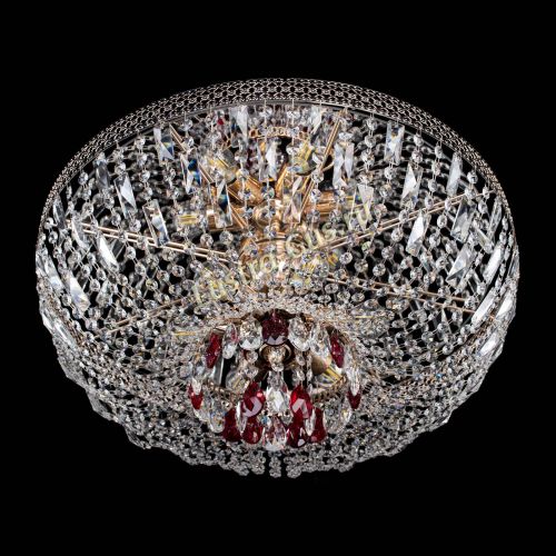 Люстра Венеция Астра №6 красная в Кирове Гусь Хрустальный