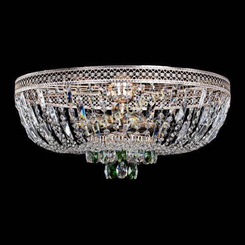 Люстра Венеция Астра №6 зеленая в Кирове Гусь Хрустальный