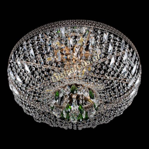 Люстра Венеция Астра №6 зеленая в Кирове Гусь Хрустальный