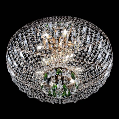 Люстра Венеция Астра №6 зеленая в Кирове Гусь Хрустальный