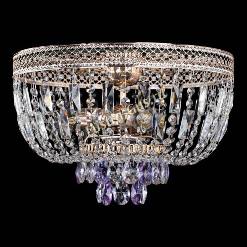 Люстра Венеция Астра №3 фиолетовая в Кирове Гусь Хрустальный