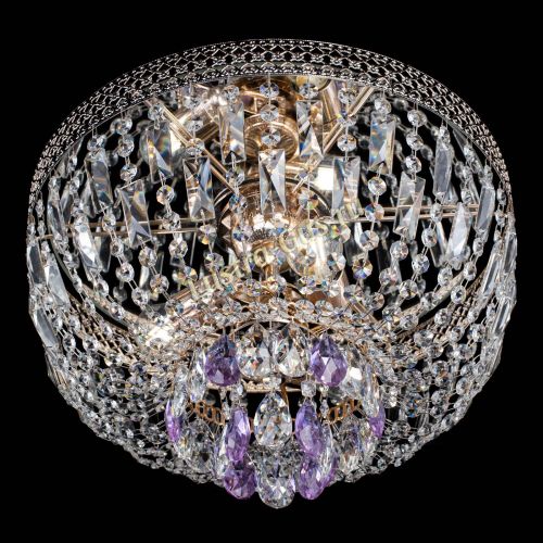 Люстра Венеция Астра №3 фиолетовая в Кирове Гусь Хрустальный
