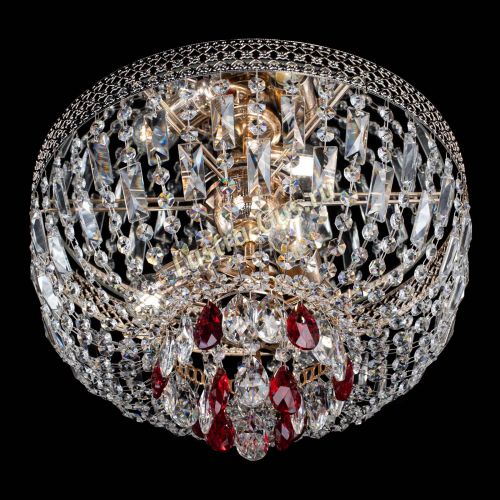 Люстра Венеция Астра №3 красная в Кирове Гусь Хрустальный