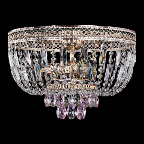 Люстра Венеция Астра №3 розовая в Кирове Гусь Хрустальный