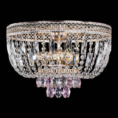 Люстра Венеция Астра №3 розовая в Кирове Гусь Хрустальный