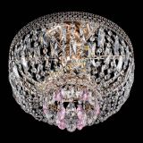 Люстра Венеция Астра №3 розовая в Кирове