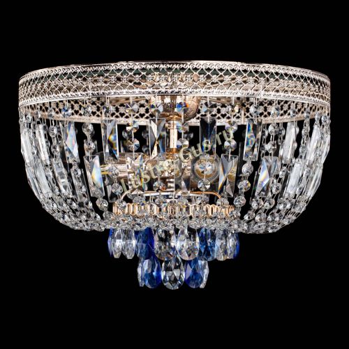 Люстра Венеция Астра №3 синяя в Кирове Гусь Хрустальный