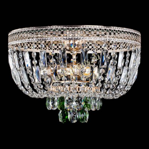 Люстра Венеция Астра №3 зеленая в Кирове Гусь Хрустальный