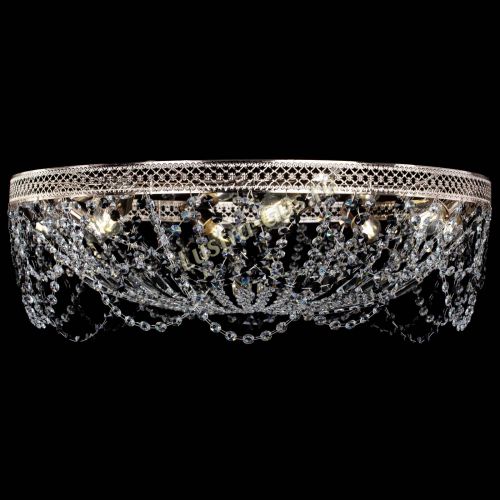 Люстра Венеция Ажур черная в Кирове Гусь Хрустальный