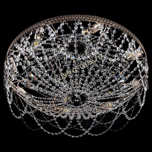 Люстра Венеция Ажур черная в Кирове Гусь Хрустальный