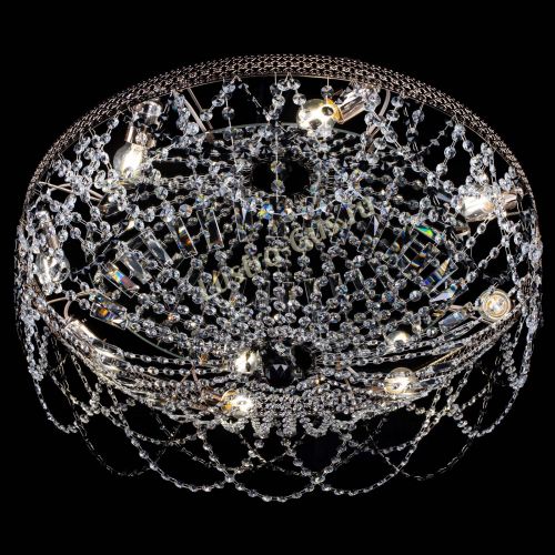 Люстра Венеция Ажур черная в Кирове Гусь Хрустальный