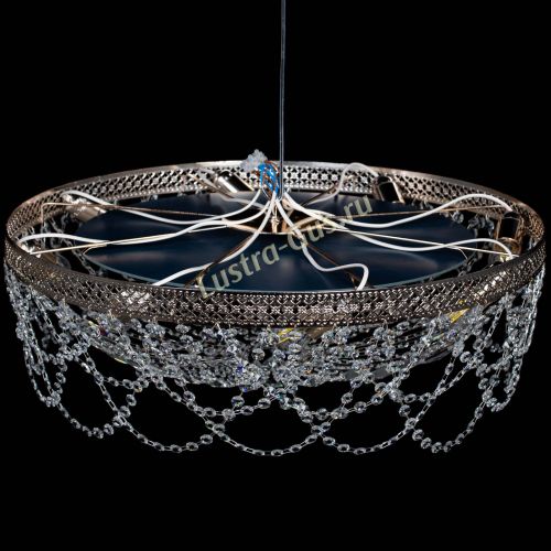 Люстра Венеция Ажур черная в Кирове Гусь Хрустальный