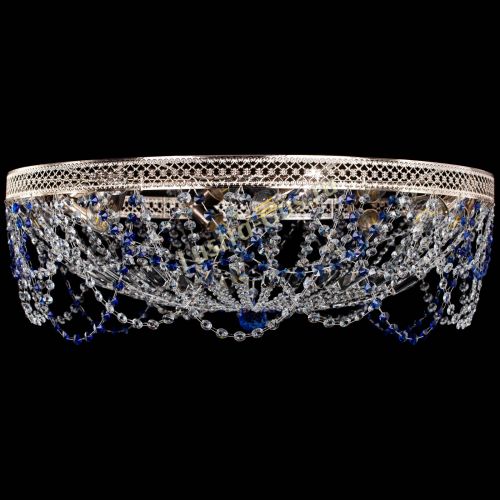 Люстра Венеция Ажур синяя в Кирове Гусь Хрустальный