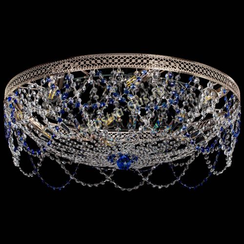 Люстра Венеция Ажур синяя в Кирове Гусь Хрустальный